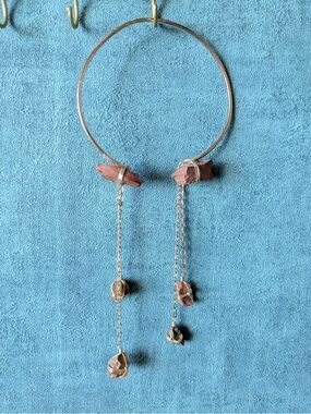 Free People Arm Cuff - Brown Stones and Copper - Ariana